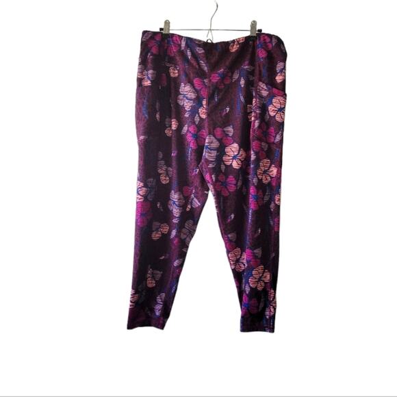 2X pro player floral and leopard print leggings with pockets - Picture 5 of 6